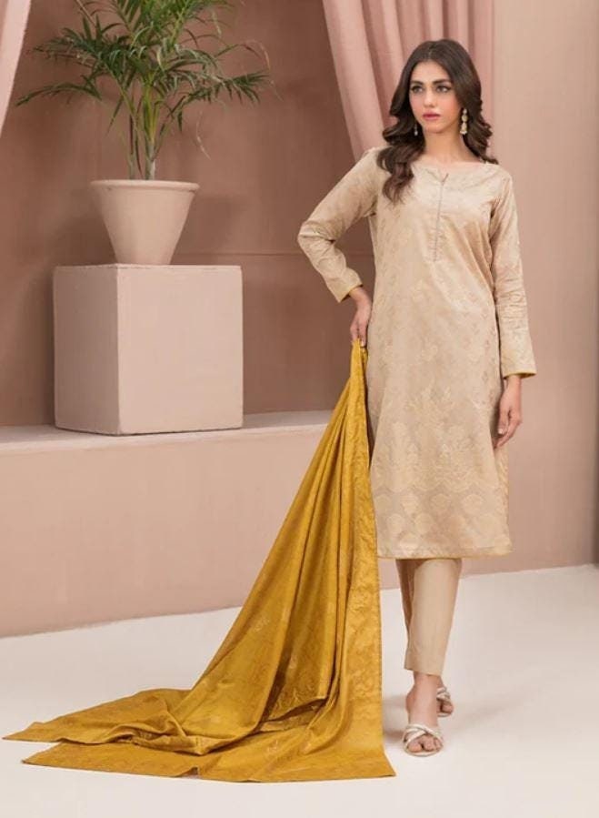 Eid Dress For Womens - Pakistani Broshia Banarsi Lawn Ramadan Partywear Festival Suits Jacquard Suit In Medium Size