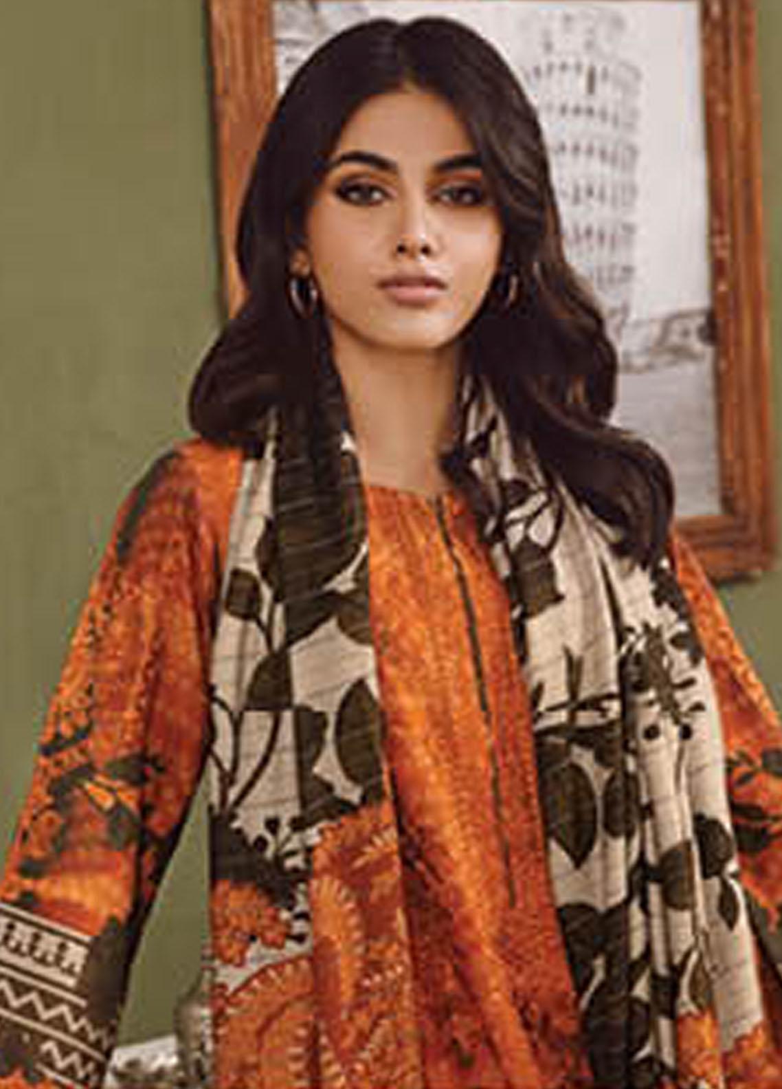 Eid Dress For Womens - Pakistani Embroidered Lawn Ramadan Partywear Festival Suits Winterwear Khaddar Suit in Large Size