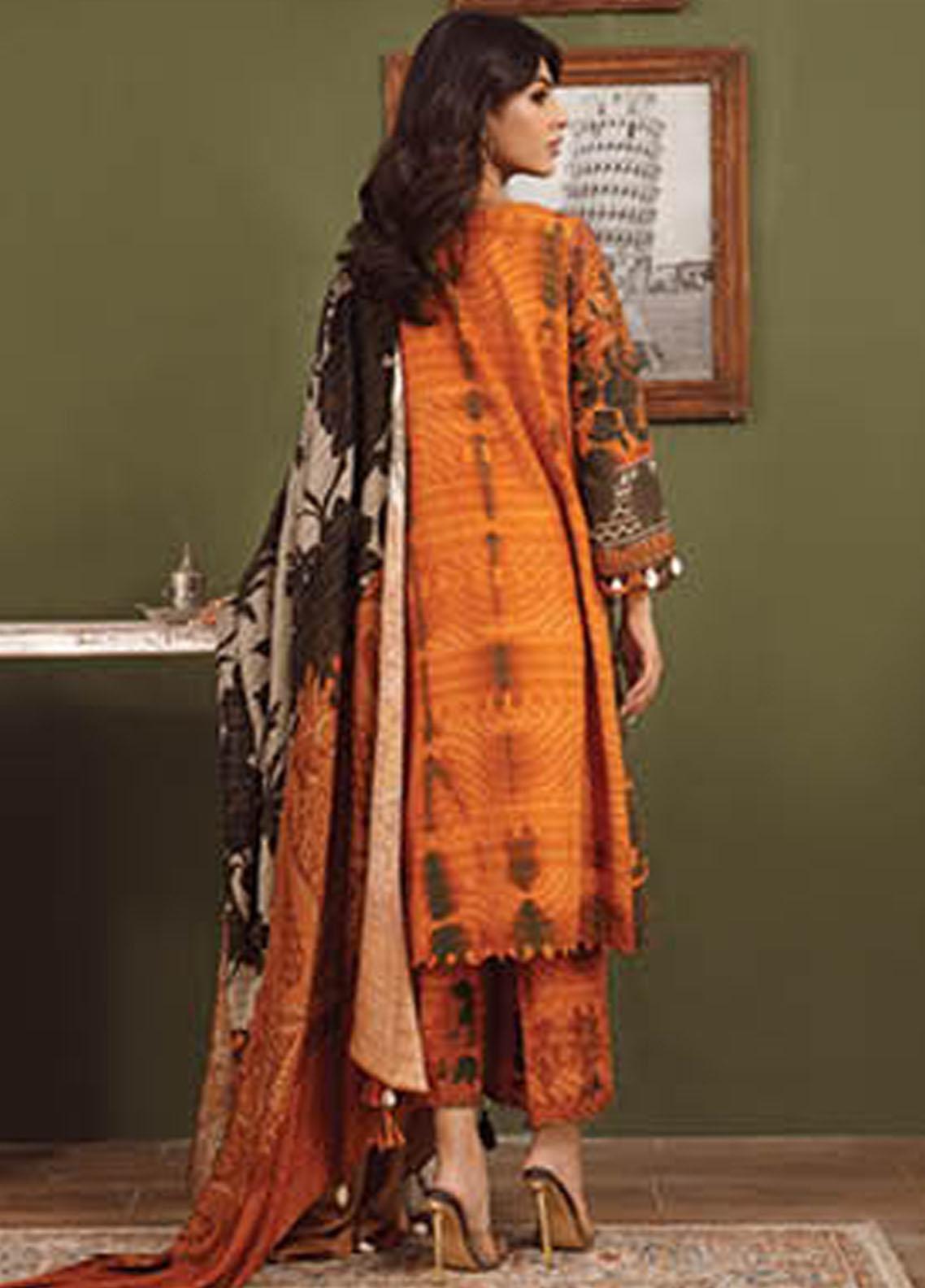 Eid Dress For Womens - Pakistani Embroidered Lawn Ramadan Partywear Festival Suits Winterwear Khaddar Suit in Large Size