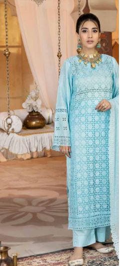 Eid Unstitched Chikankari Eid Partywear Dress, Pakistani Branded, Salwar Kameez Suit, for Wedding Partywear, Eid Ramadan Special, Days