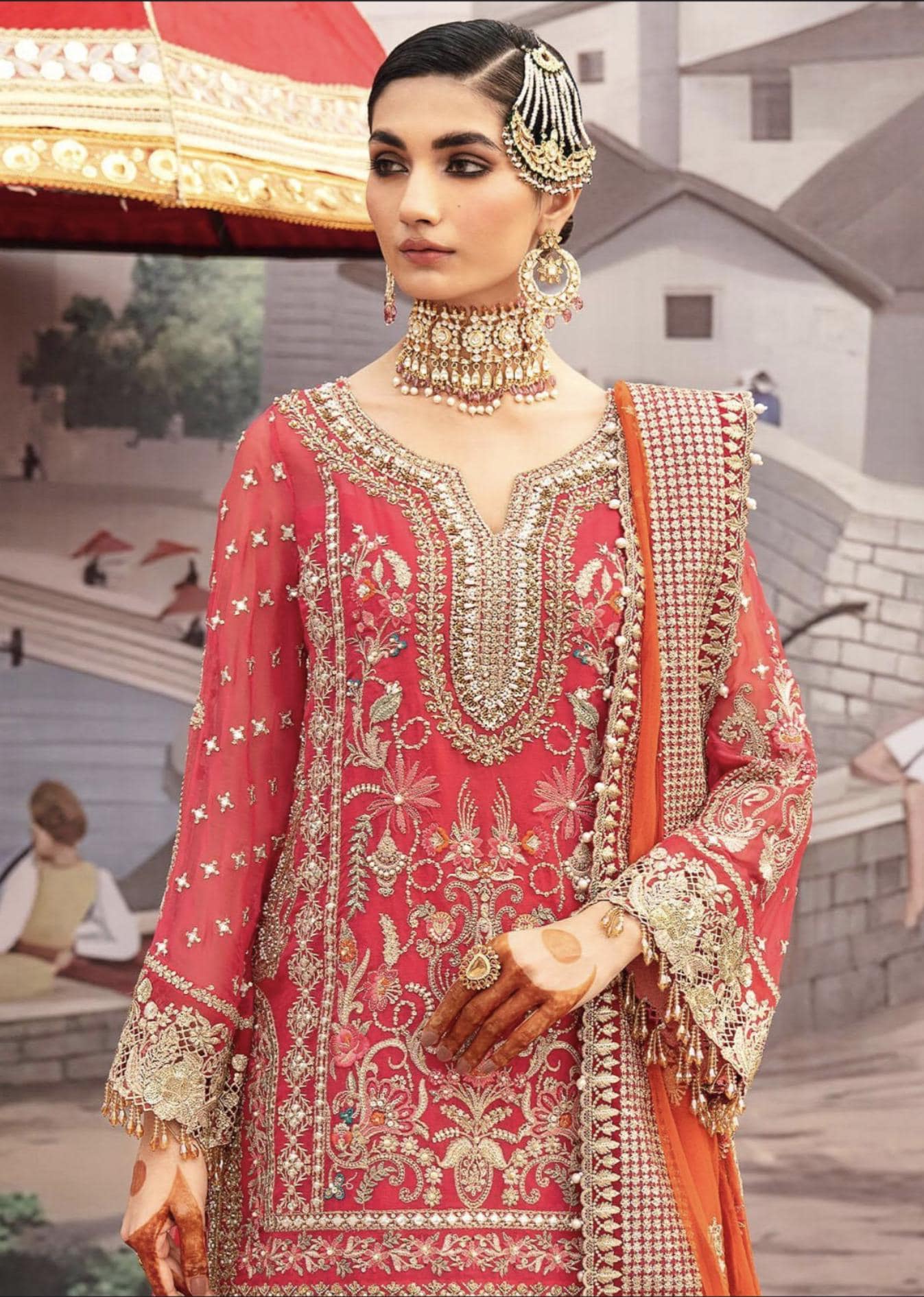 New Wedding Partywear Designer Dress, Readymade Wedding Eid Partywear Dress Pakistani Branded Wedding Collection By Kayseria