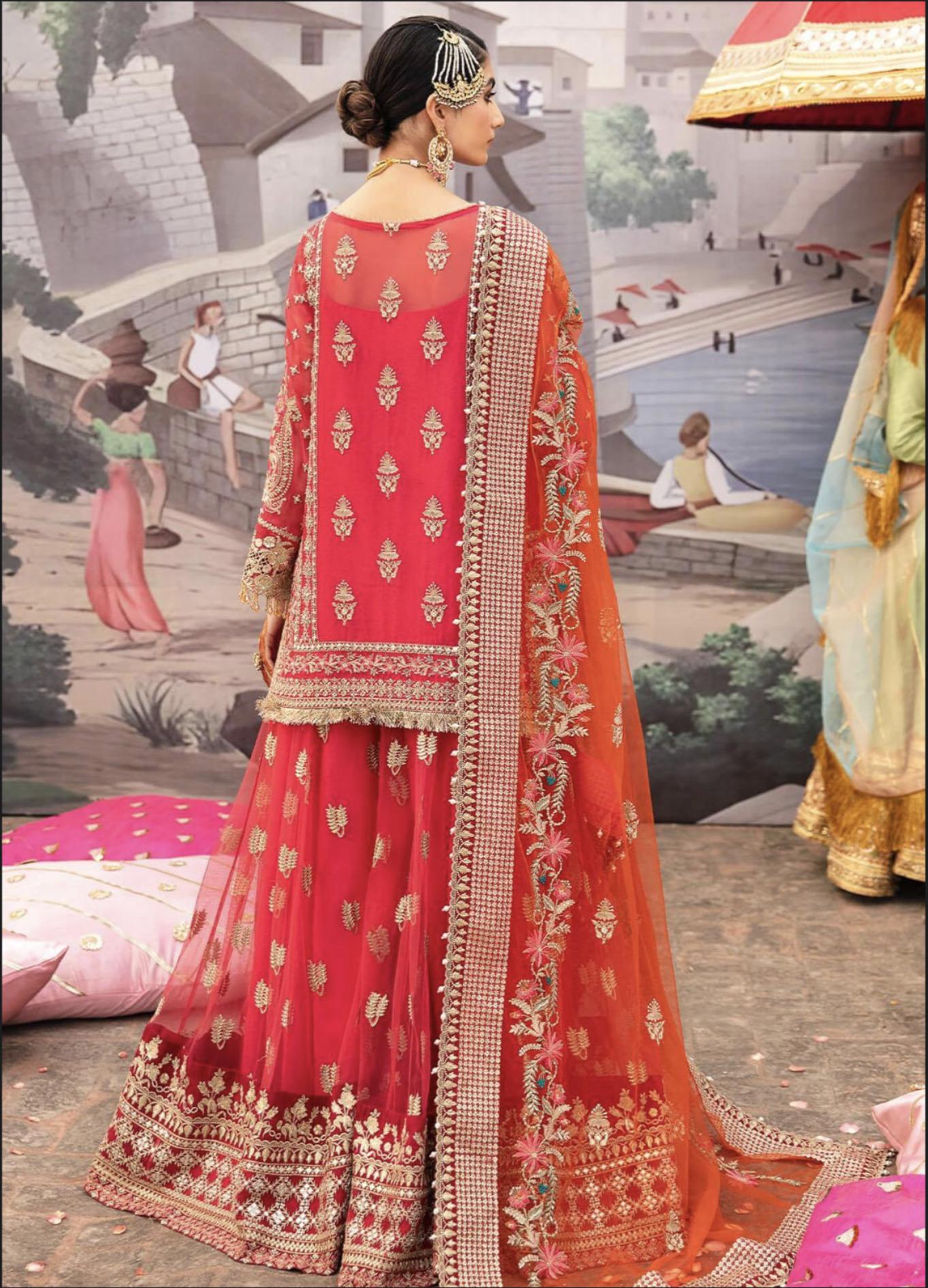 New Wedding Partywear Designer Dress, Readymade Wedding Eid Partywear Dress Pakistani Branded Wedding Collection By Kayseria