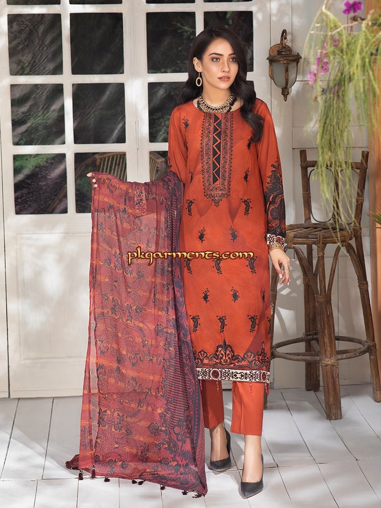Eid Unstitched Eid Partywear Dress Pakistani Branded Designer Dress Embroidery Printed Salwar Kamij Dress Dailywear Lawn Suit Eid Collection