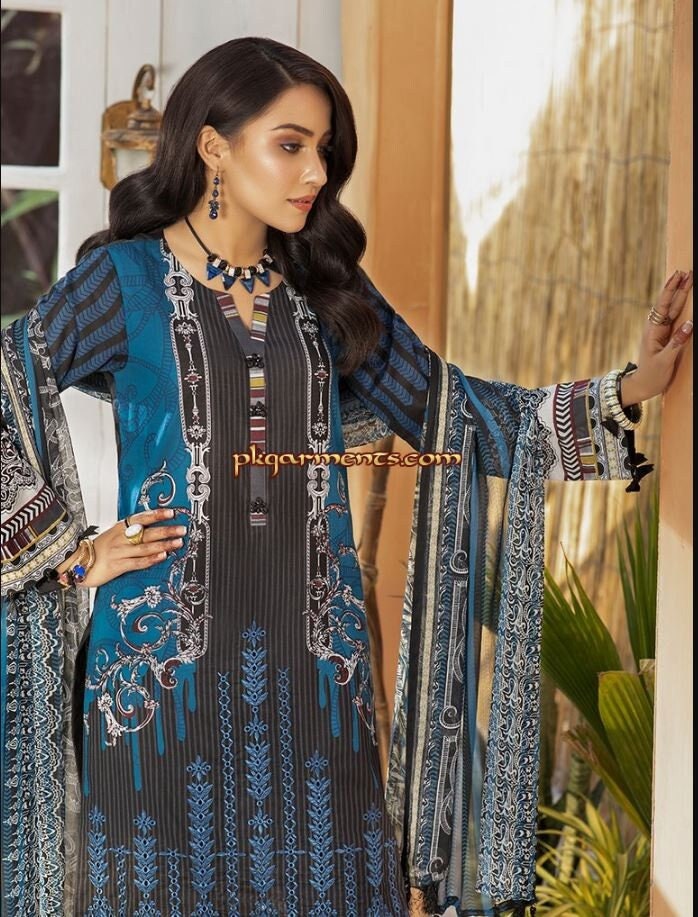 Eid Unstitched Eid Partywear Dress Pakistani Branded Designer Dress Embroidery Printed Salwar Kamij Dress Dailywear Lawn Suit Eid Collection