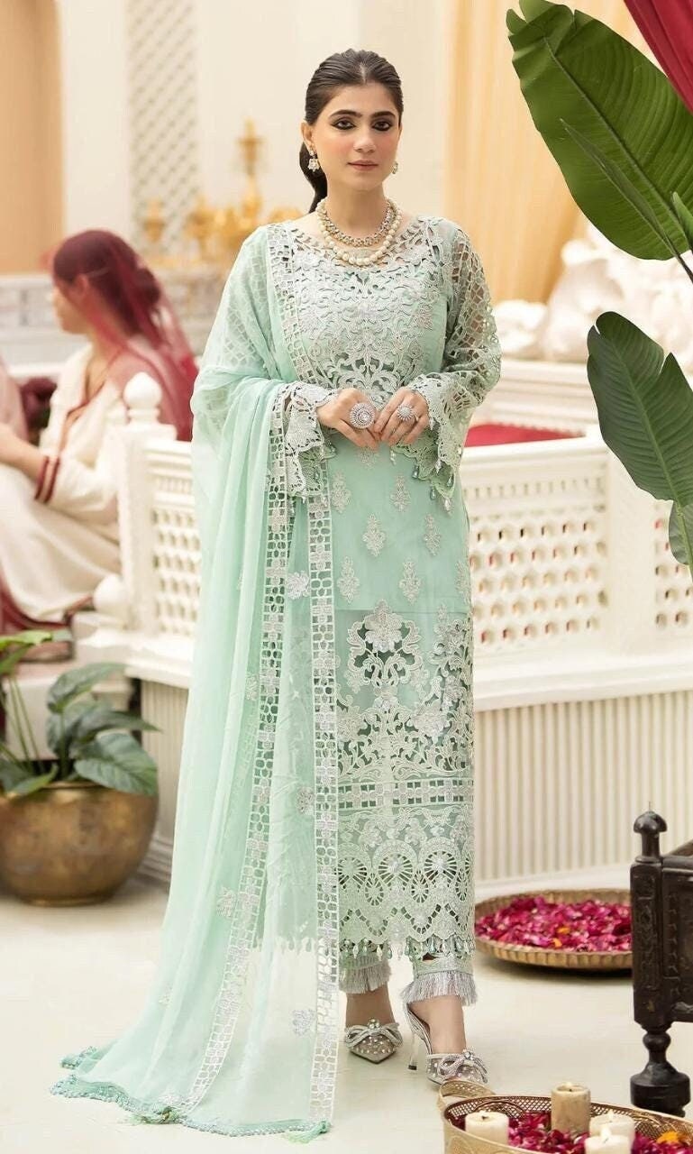 Eid Pakistani Dress For Womens – Wedding Festival Salwar Kameez Suits Party Wear Eid Dress