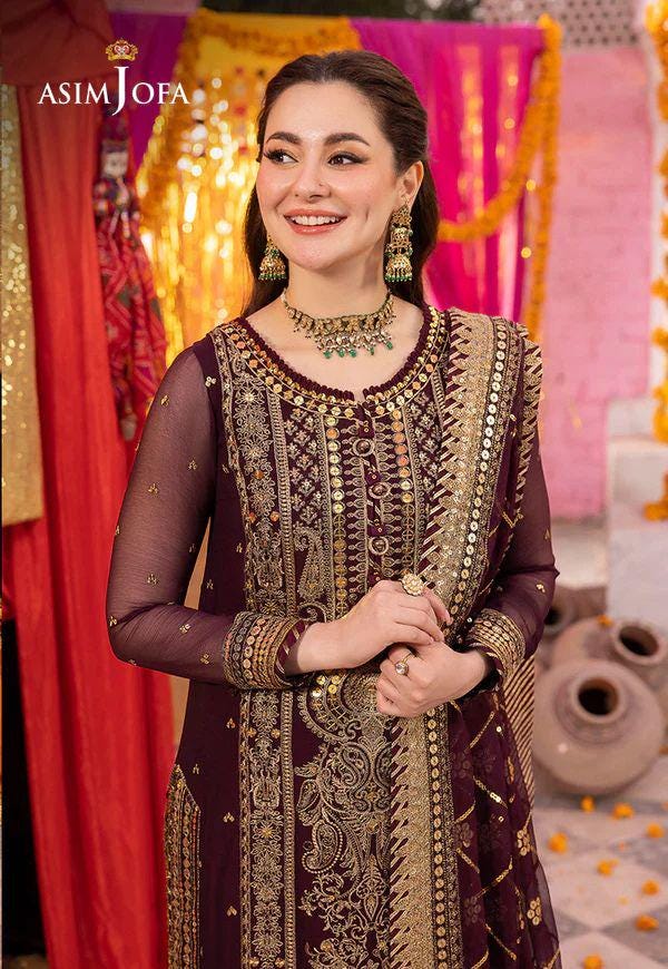 Eid Dress For Womens – Wedding Festival Salwar Kameez Suits Luxury Embroidered Chiffon Pakistani Eid Partywear Suit In SmallSize