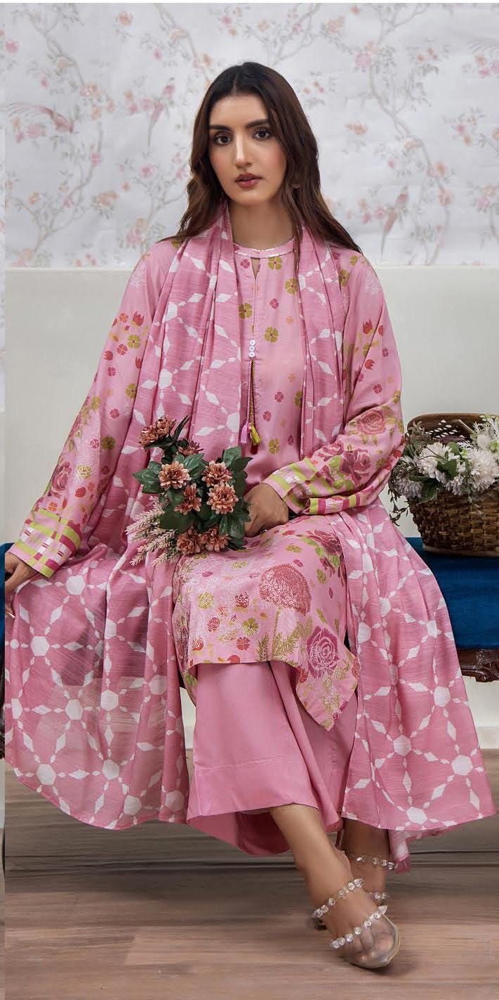 Eid Dress For Womens - Pakistani Embroidered Linen Ramadan Partywear Festival Suits In Medium & Large Size