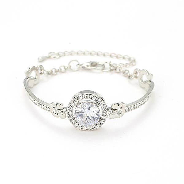 Star and Circle diamond Bracelet