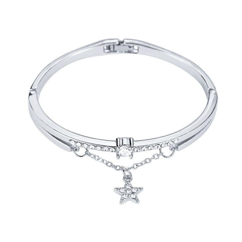 Star and Circle diamond Bracelet