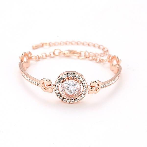 Star and Circle diamond Bracelet